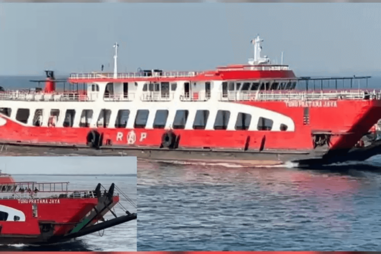 KMP Tunu Pratama Jaya Tenggelam di Selat Bali Usai Alami Kebocoran Mesin