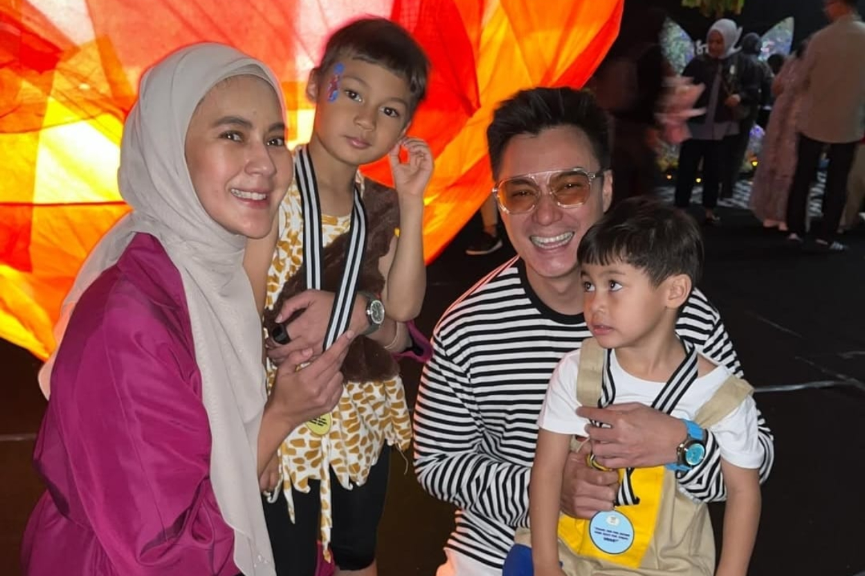 Momen Kompak Baim Wong dan Paula di Kelulusan Anak, Netizen Berharap Rujuk