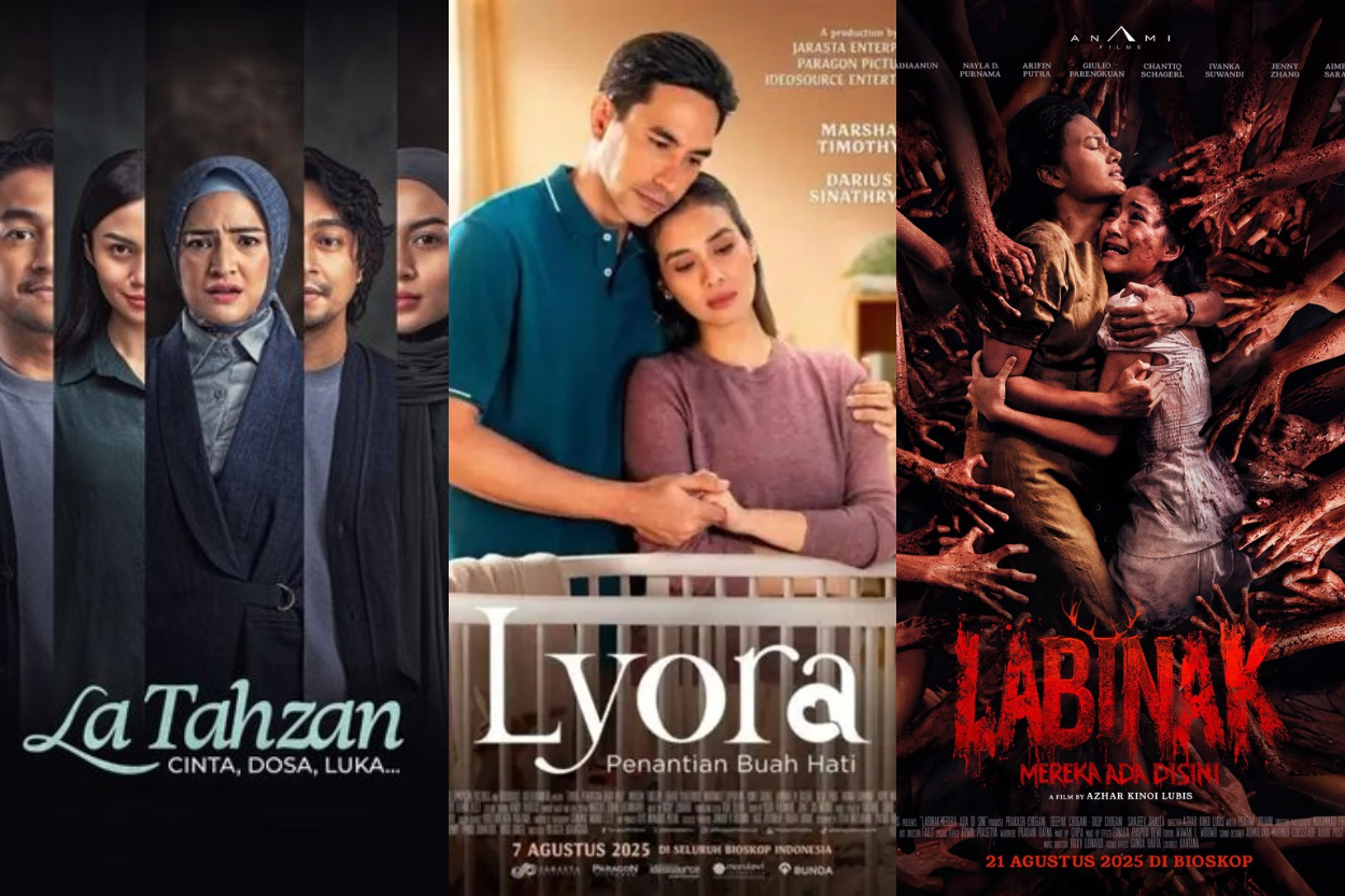 Deretan Film Indonesia yang Akan Tayang di Bioskop Agustus 2025, Wajib Masuk Watchlist!