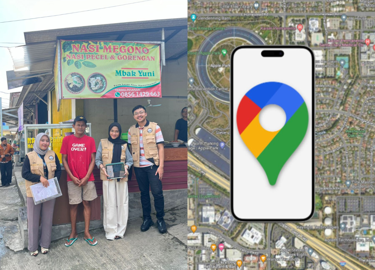 Cara Bikin Lokasi di Google Maps Biar Bisnis Cepet Viral, Mahasiswa UIN Jakarta Edukasi Warga Sawah Baru Lewat Program KKN