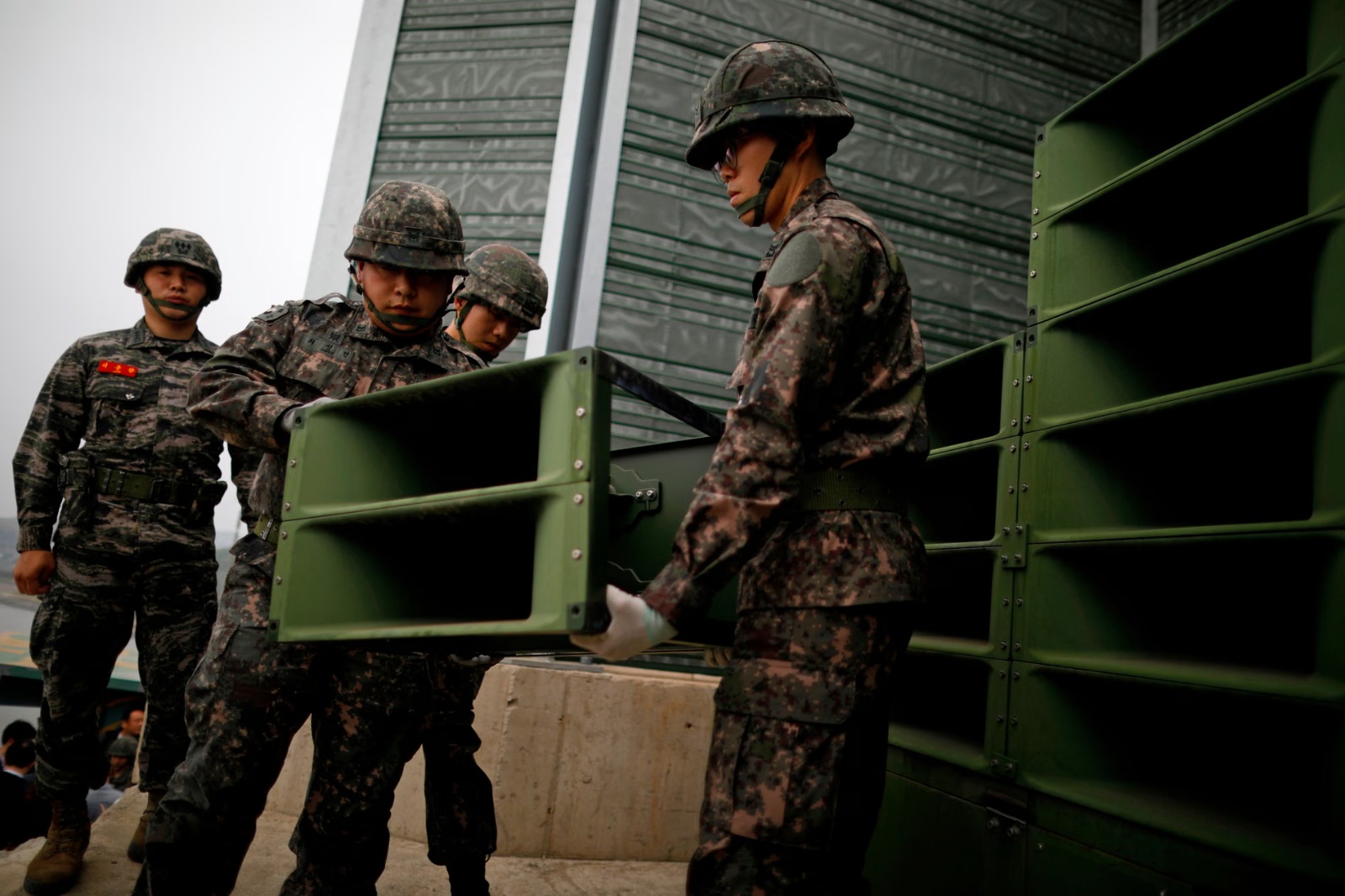 Korea Selatan Bongkar Speaker Propaganda di Perbatasan, Tanda Damai Sama Korut?