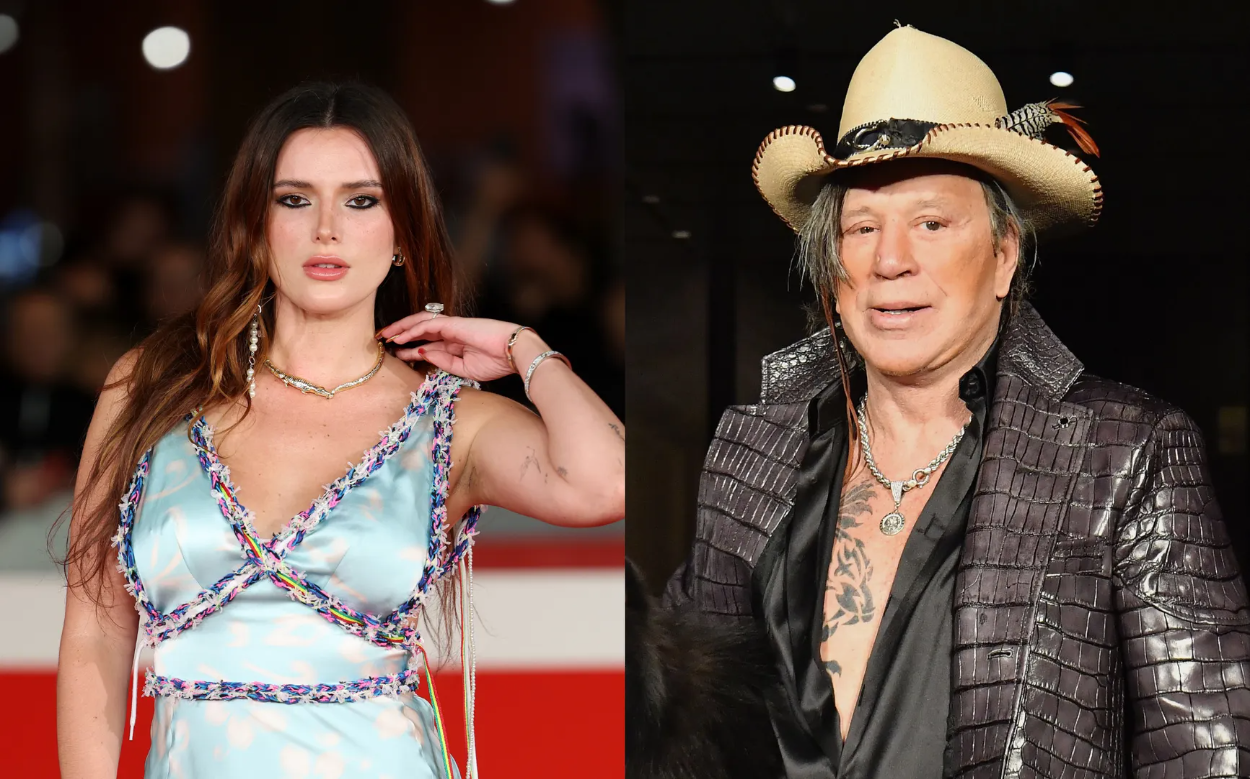 Bella Thorne Bongkar Kelakuan Mickey Rourke yang Bikin Trauma di Lokasi Syuting, Sebut Sang Aktor "Menjijikkan"