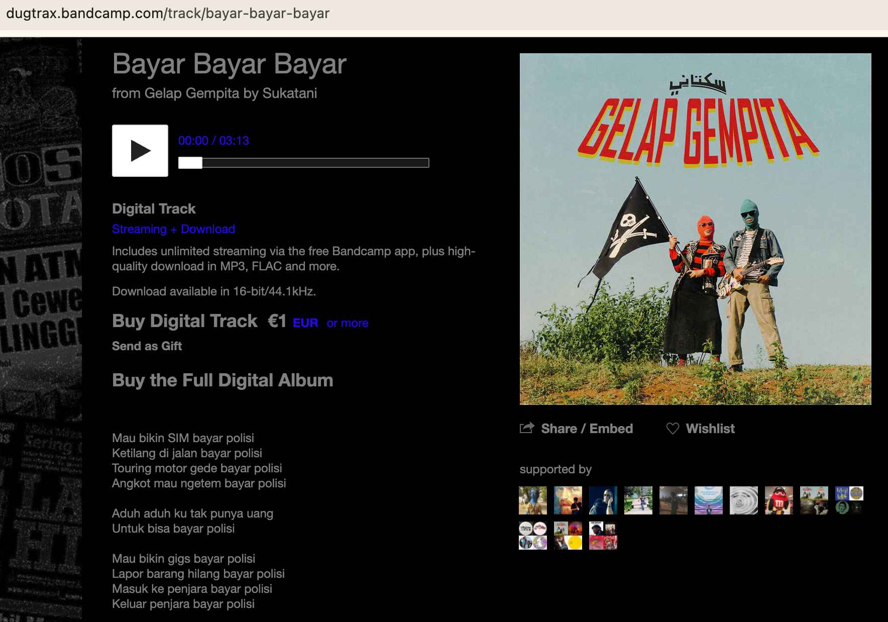 download lagu bayar polisi sukatani