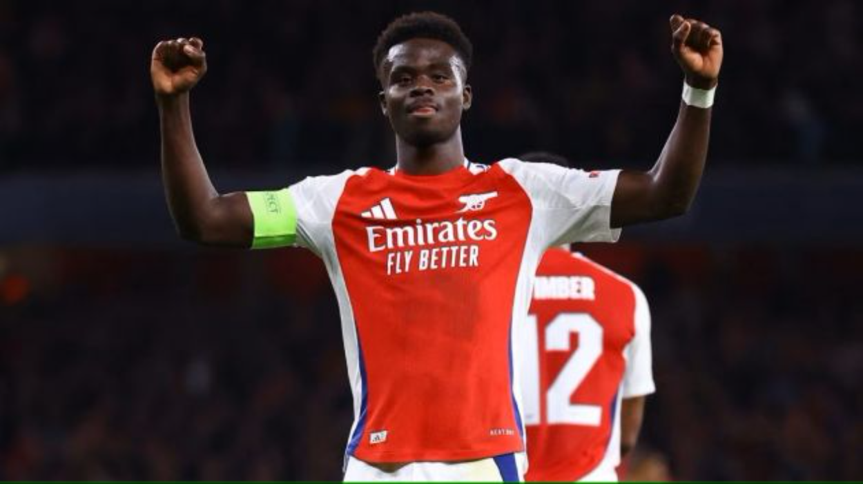 Bukayo Saka Siap Tampil Lawan Madrid, Arsenal Incar Sejarah Baru di Liga Champions