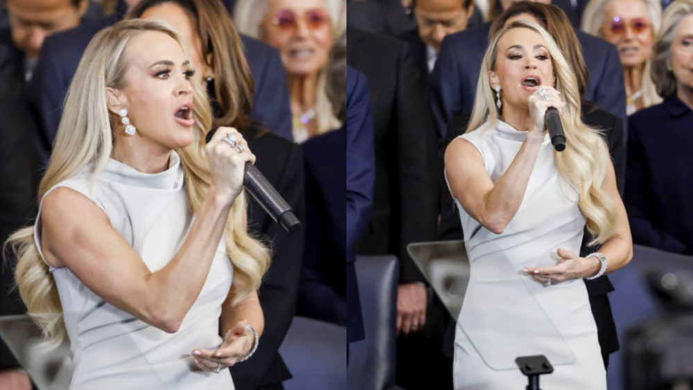 Carrie Underwood Tampil A Cappella di Pelantikan Trump, Nyanyikan Lagu ‘America The Beautiful’