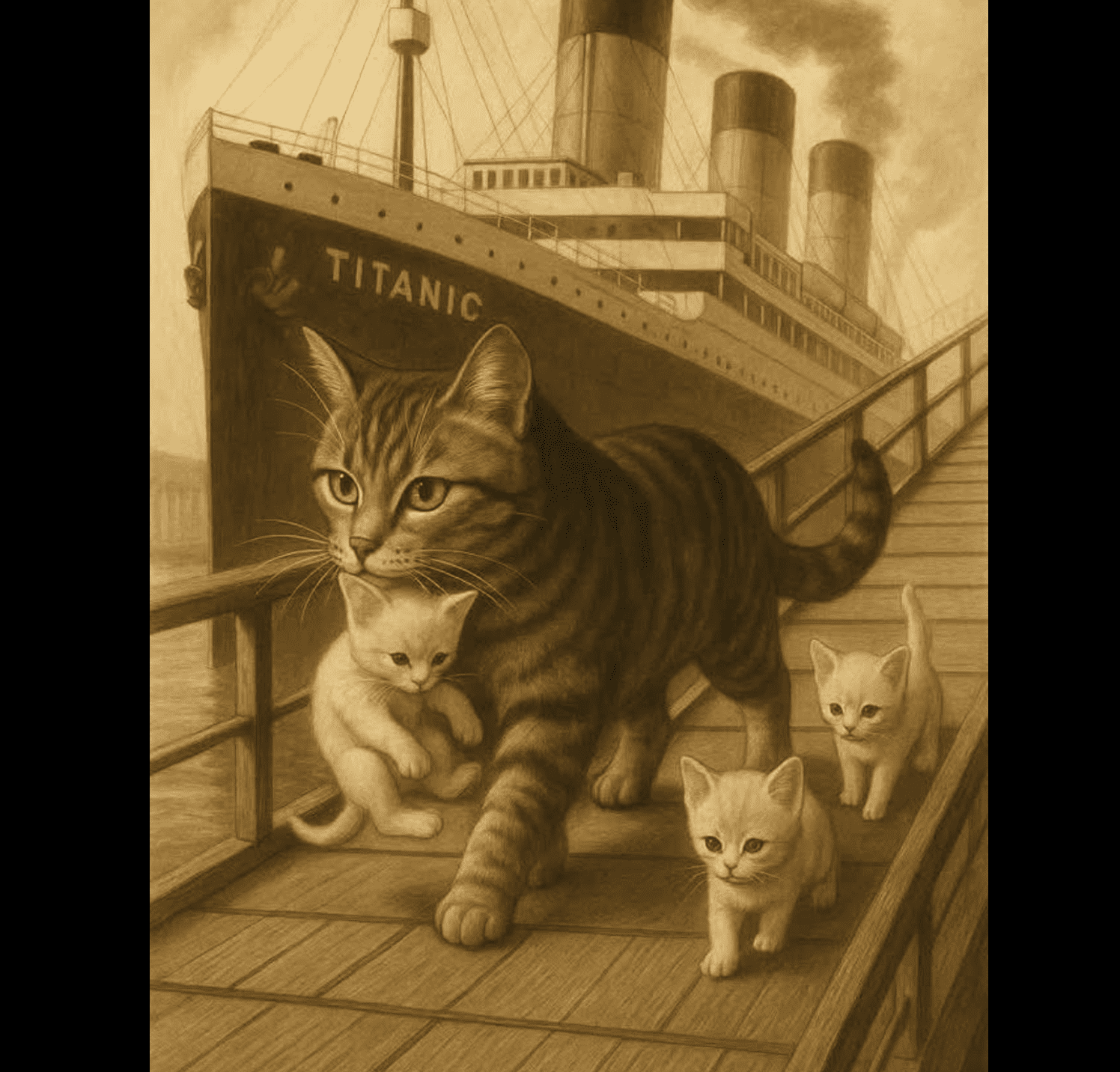 Cerita Kucing Titanic Menyelamatkan Manusia
