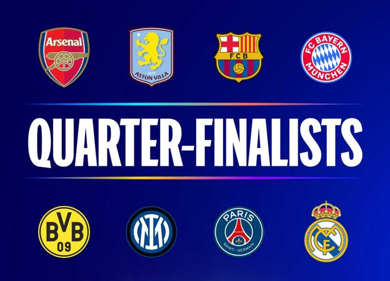 Daftar 8 Tim Terbaik Siap Bertarung di Perempat Final Liga Champions 2024/25!