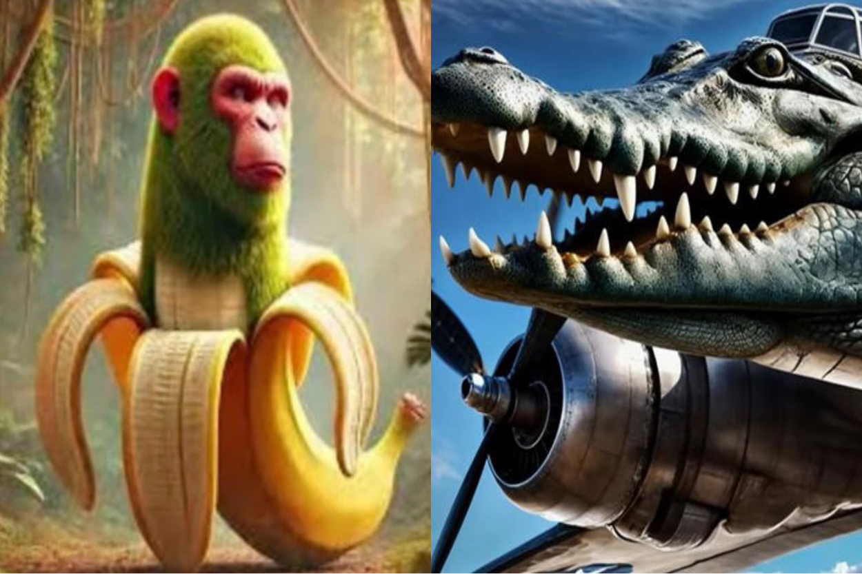 Dari Bombardino Crocodilo hingga Chimpanzini Bananini, 12 Tren Anomali Absurd Ini Viral di TikTok, Saat Imajinasi AI Bertemu Humor Gen Z! 