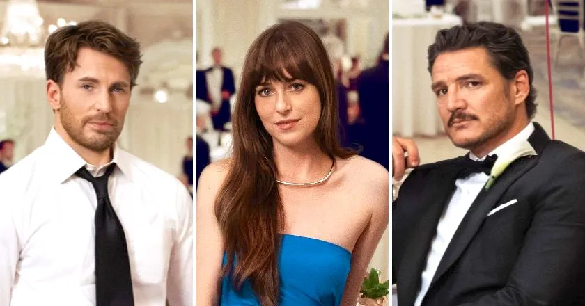Film "Materialists": Cinta Segitiga Dakota Johnson, Chris Evans & Pedro Pascal yang Bikin Dilema!