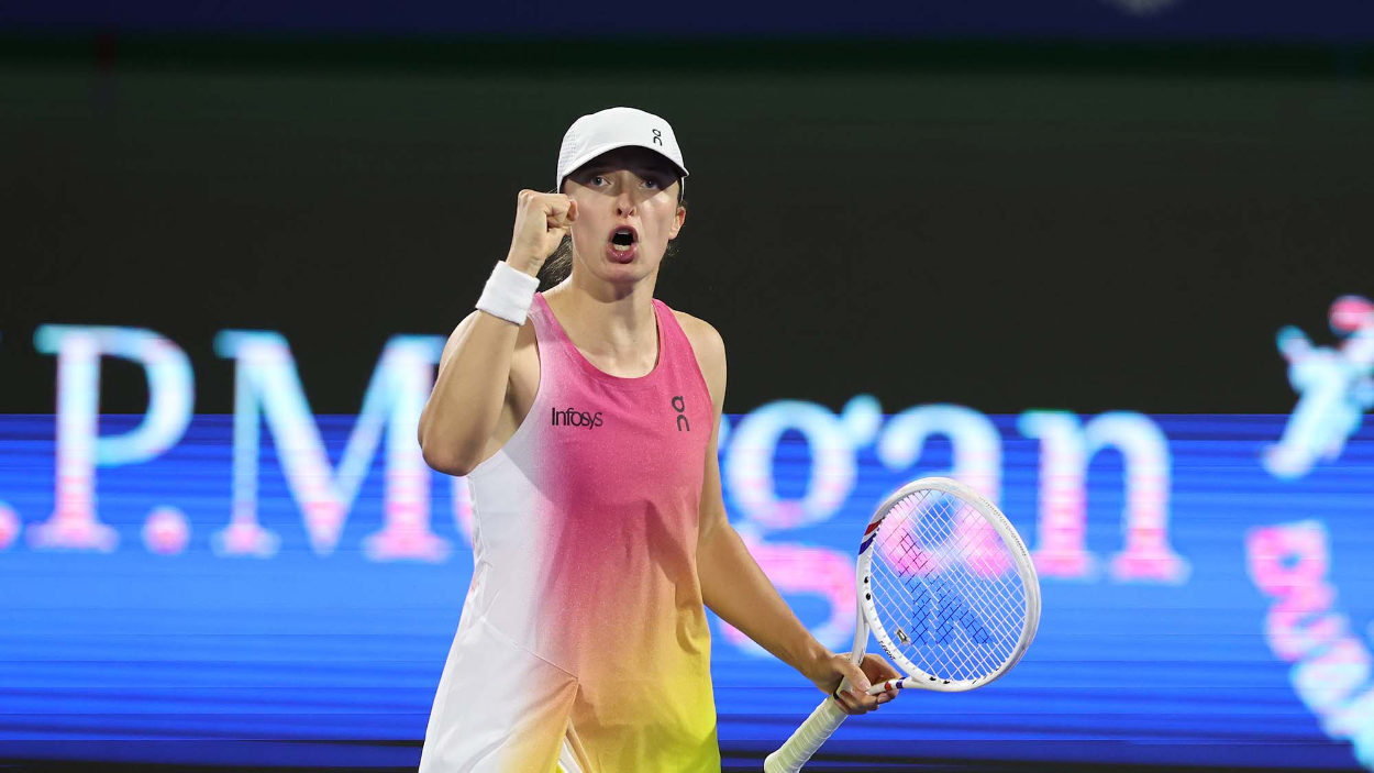 Iga Swiatek Samai Rekor Serena Williams di Dubai Tennis Championships