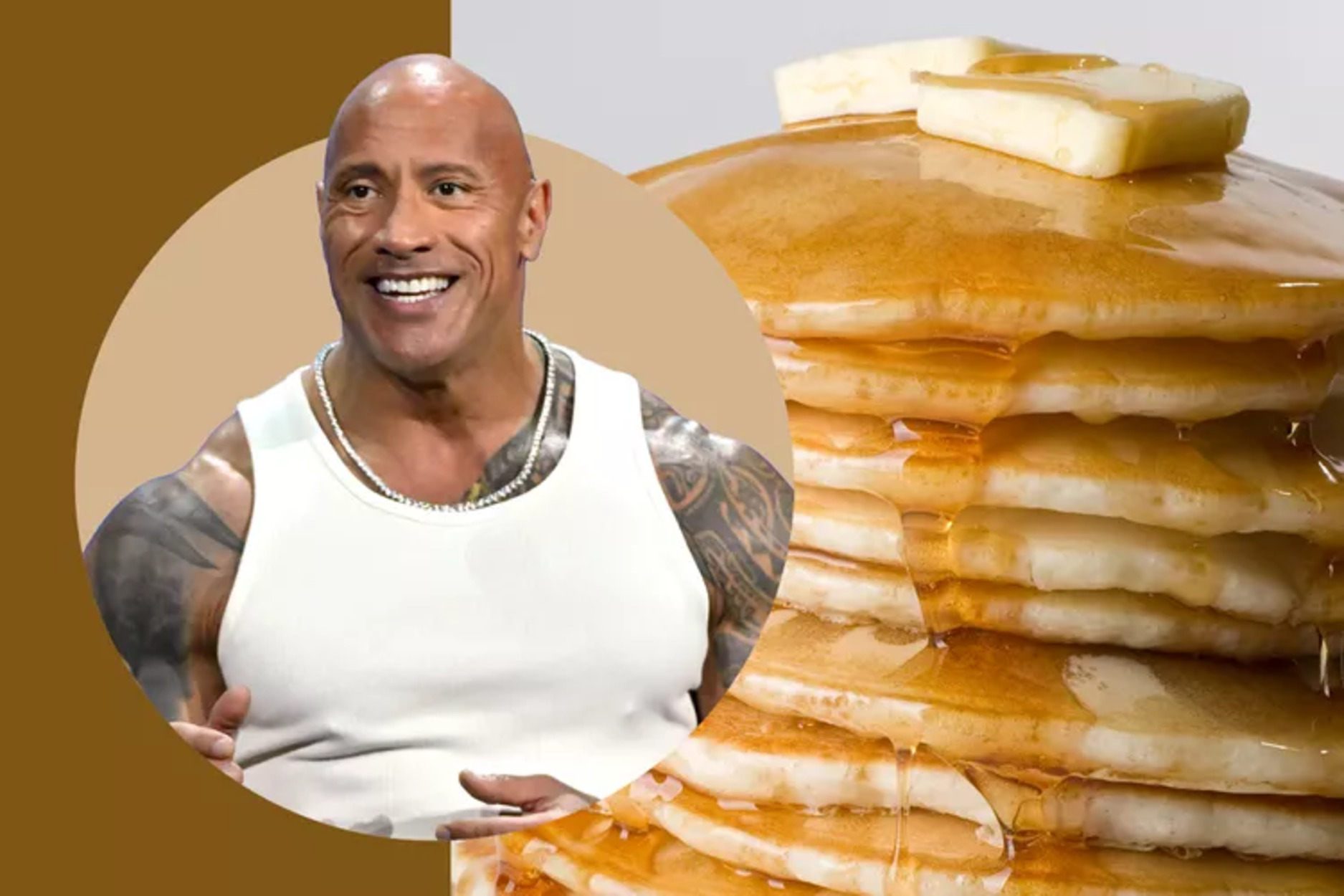 Ingin Tau Resep dari Pancake Viral Dwayne "The Rock" Johnson? Berikut Jawabannya!