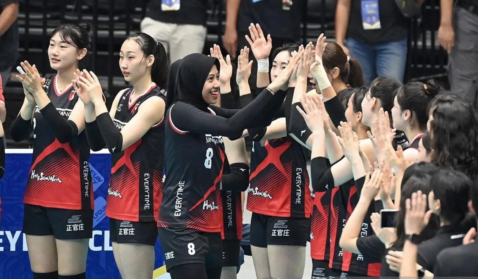 Megawati Makin Bersinar, Red Sparks Taklukkan Hillstate di Playoff Liga Voli Korea