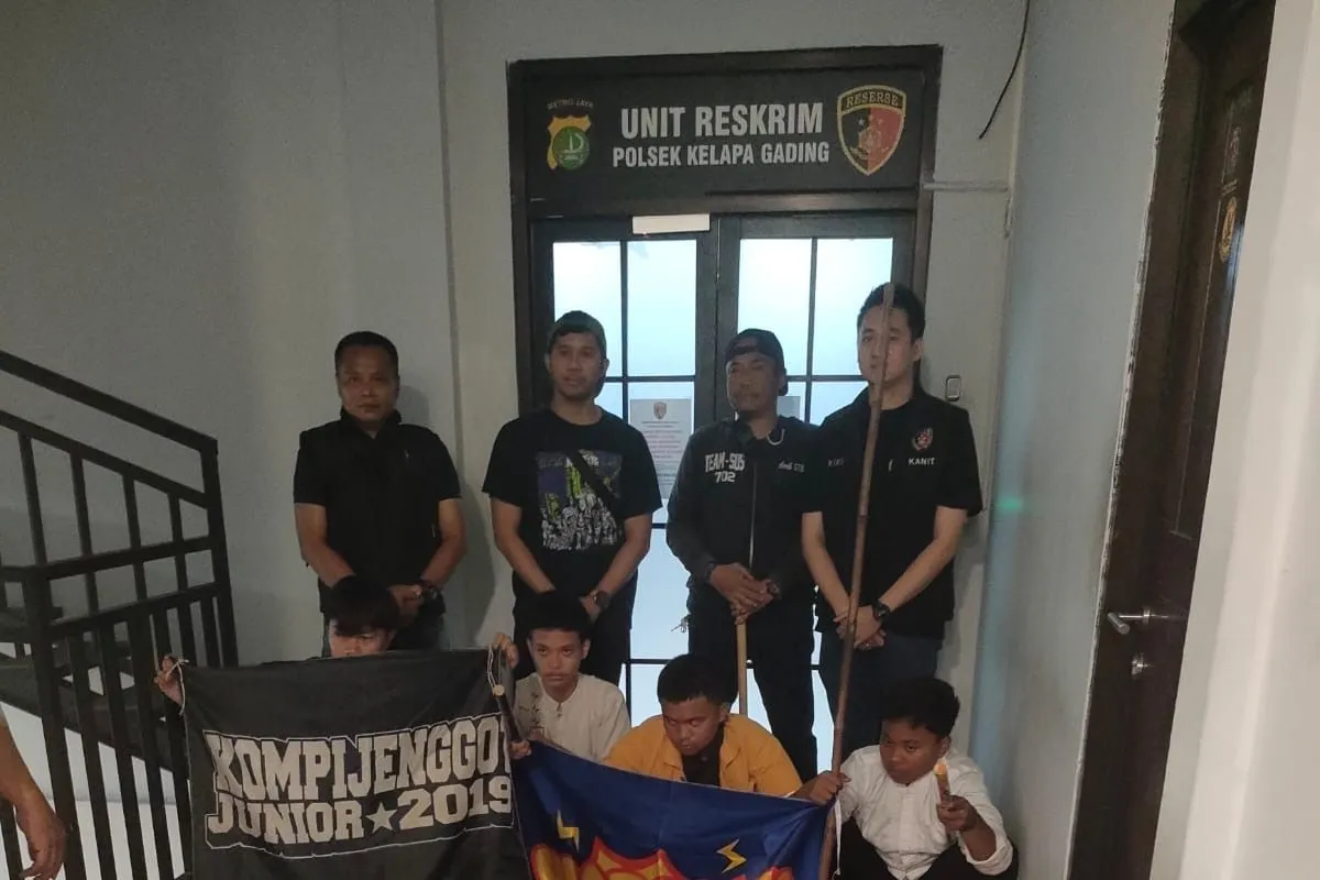 Polisi Bubarkan Konvoi Motor di Jakarta Utara, 4 Pemuda Diciduk