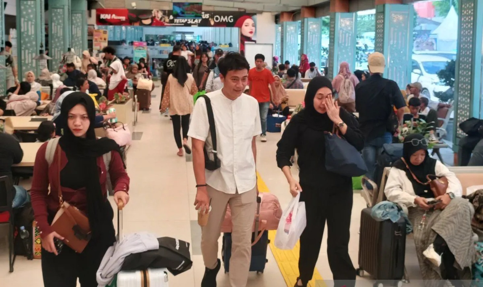 Puncak Arus Balik Kereta Api di Daop 1 Jakarta Capai Lebih dari 50 Ribu Penumpang per Hari