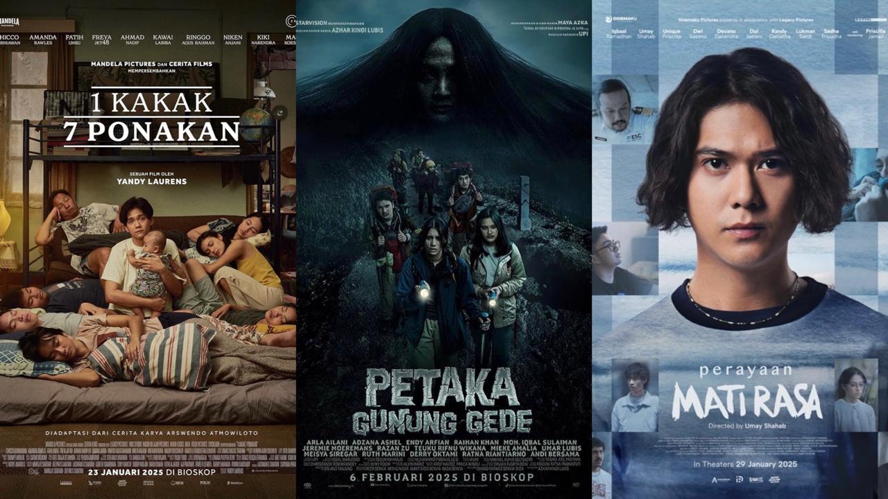 Rekor Baru di Tahun 2025! Tiga Film Indonesia Ini Raih Jutaan Penonton di Bioskop