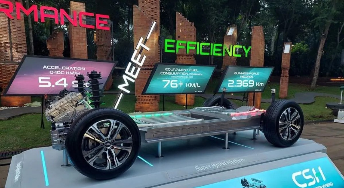 Resmi! Indonesia Jadi Negara Pertama yang Pakai Chery Super Hybrid (CSH)
