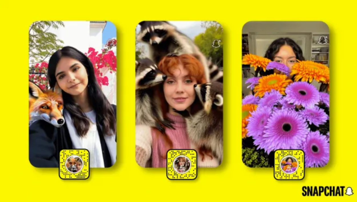 Snapchat Perkenalkan Fitur AI Lensa Video Custom