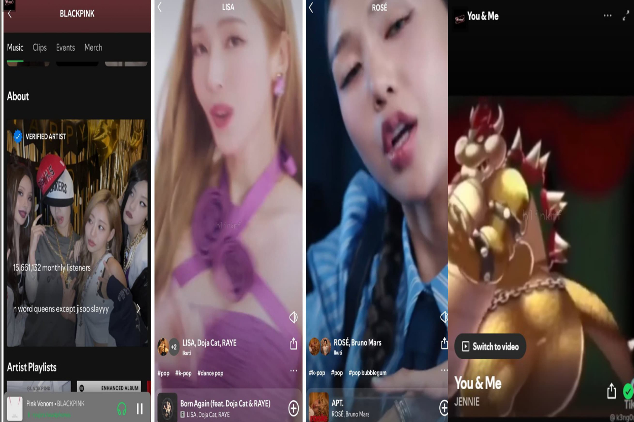 Spotify BLACKPINK Kena Bajak! Akun Jennie, Rose, dan Lisa Diacak Acak Hacker, Fans Panik!