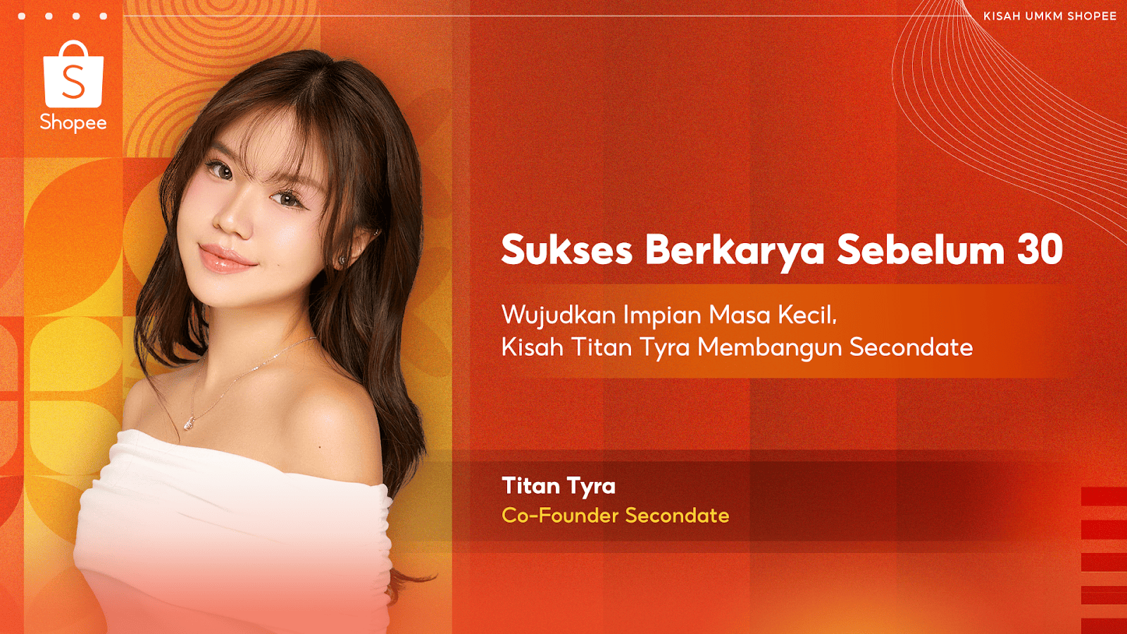 Sukses Sebelum Usia 30: Titan Tyra Wujudkan Impian Masa Kecil dengan Membangun Secondate