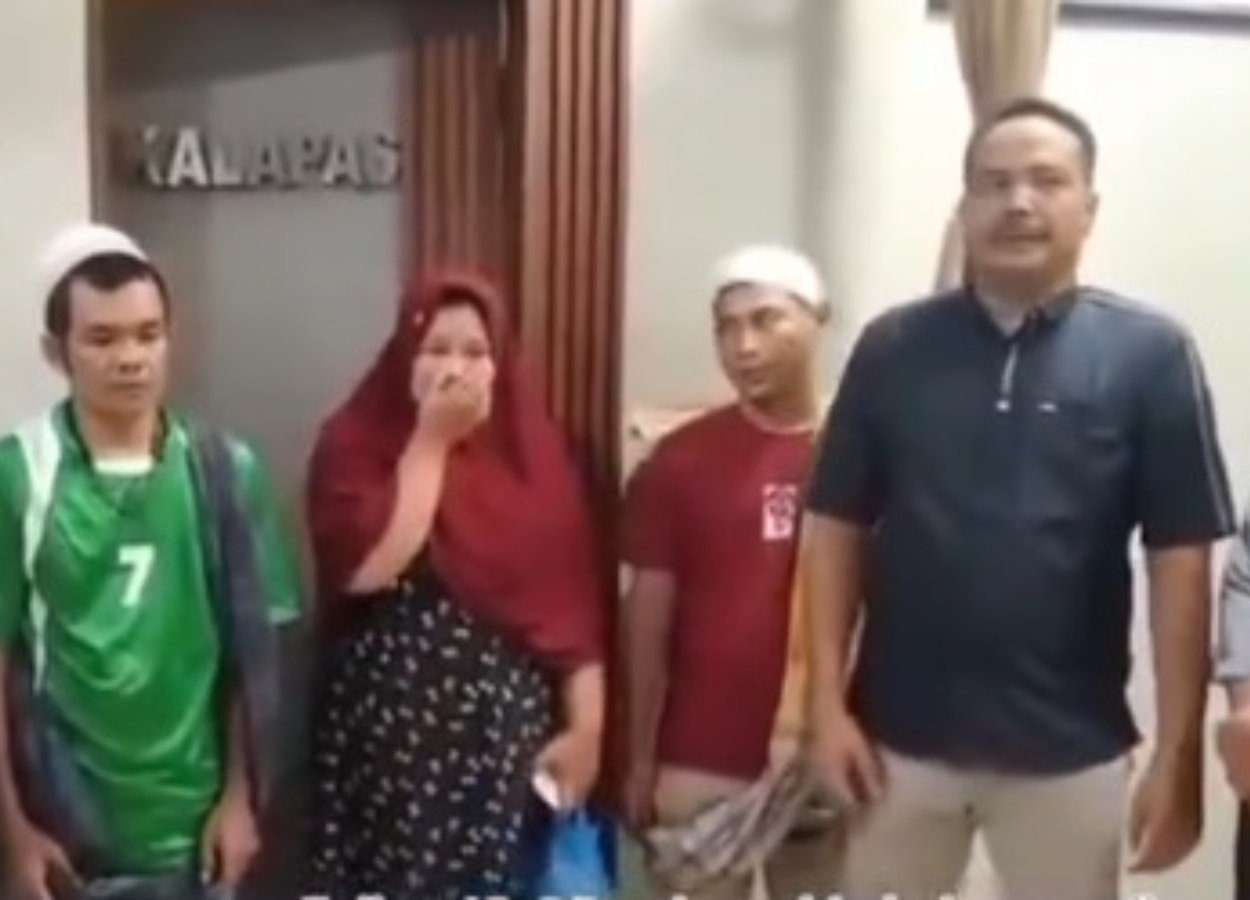 Viral! Istri Antar Suami yang Kabur dari Lapas Kutacane Kembali ke Penjara