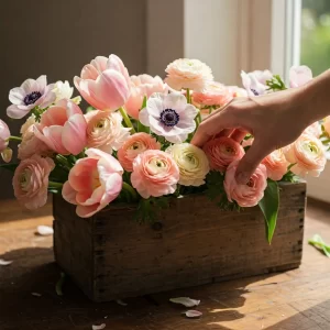 valentine's day flower arrangements for the garden