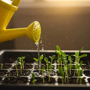 Spring garden watering can tips