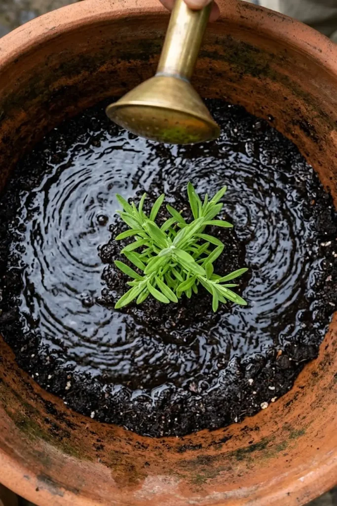 Strategic Management: Watering Container Gardens for Even Saturation