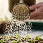 Spring garden watering can tips