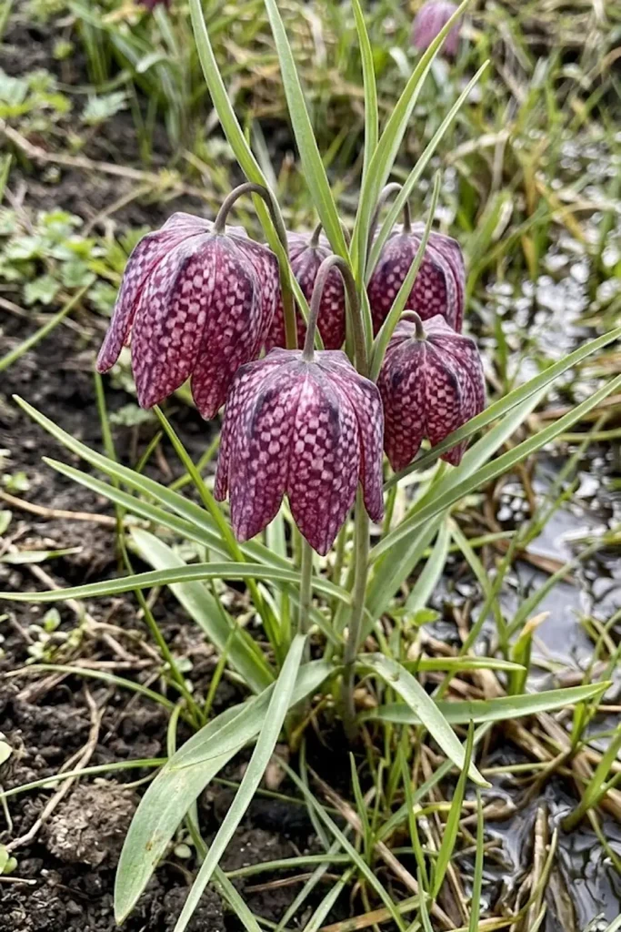 Snake’s Head Fritillary (Fritillaria meleagris)