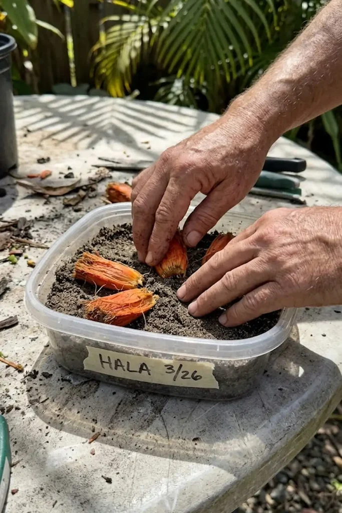 How to Germinate Hala Fruit Phalanges