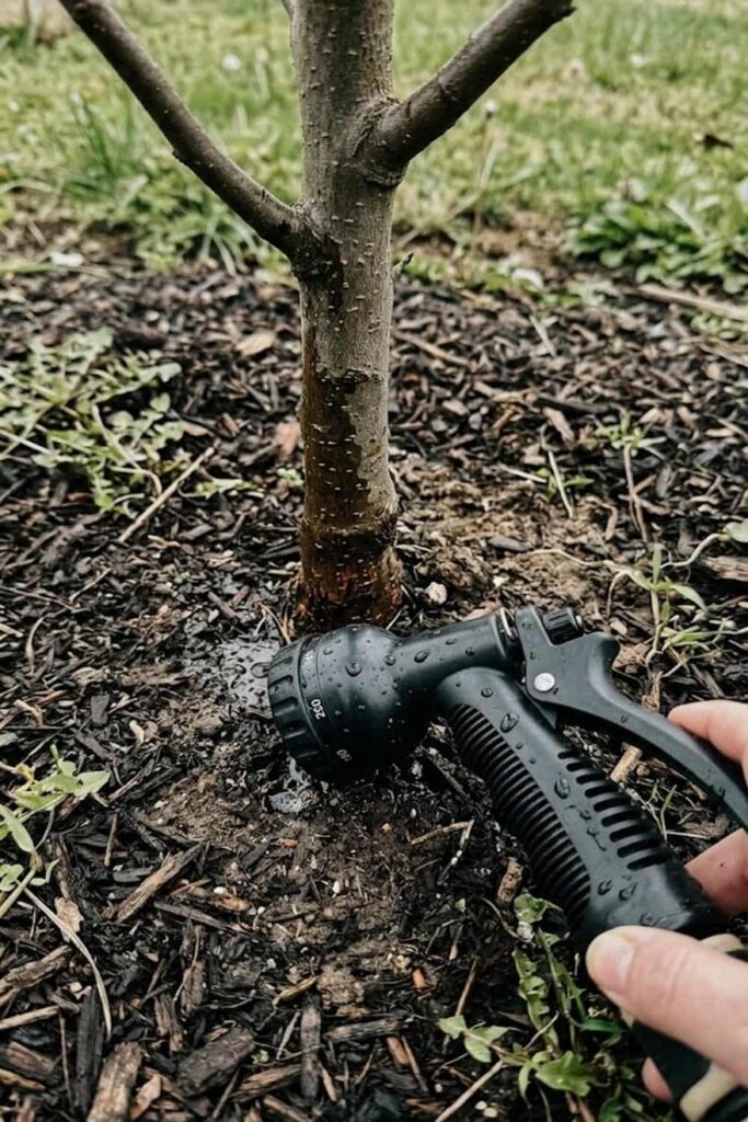 Establishing a Reliable Watering Schedule for Young Trees