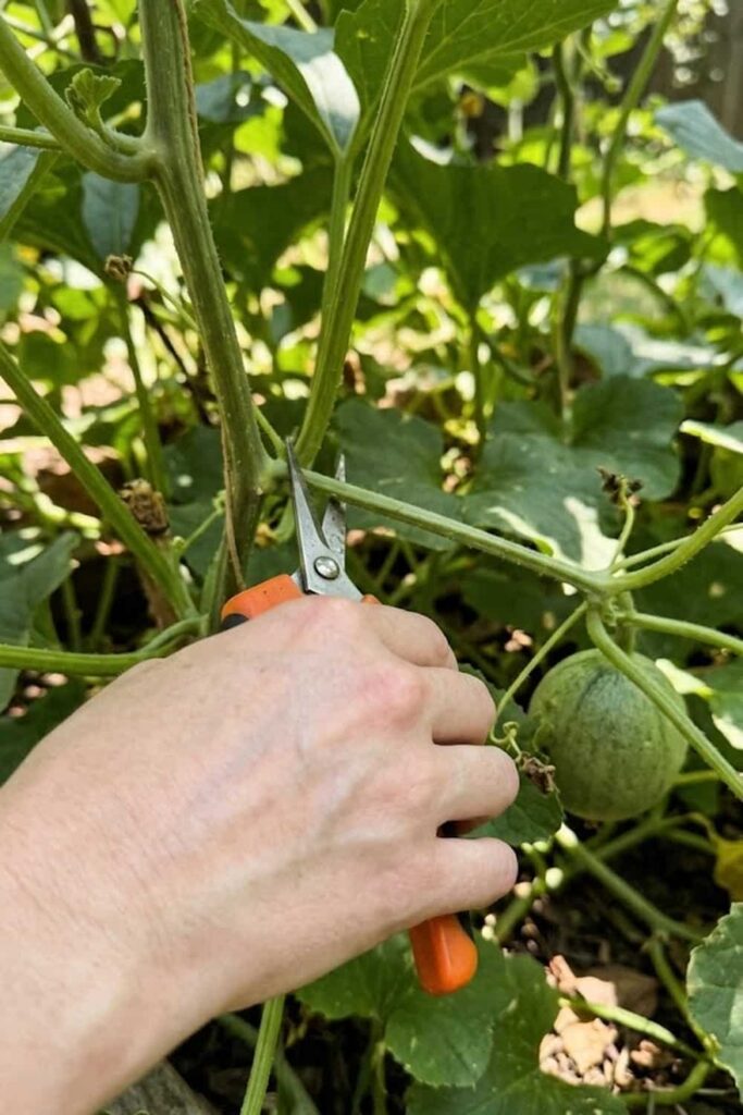 Prune Lateral Vines to Direct Plant Energy