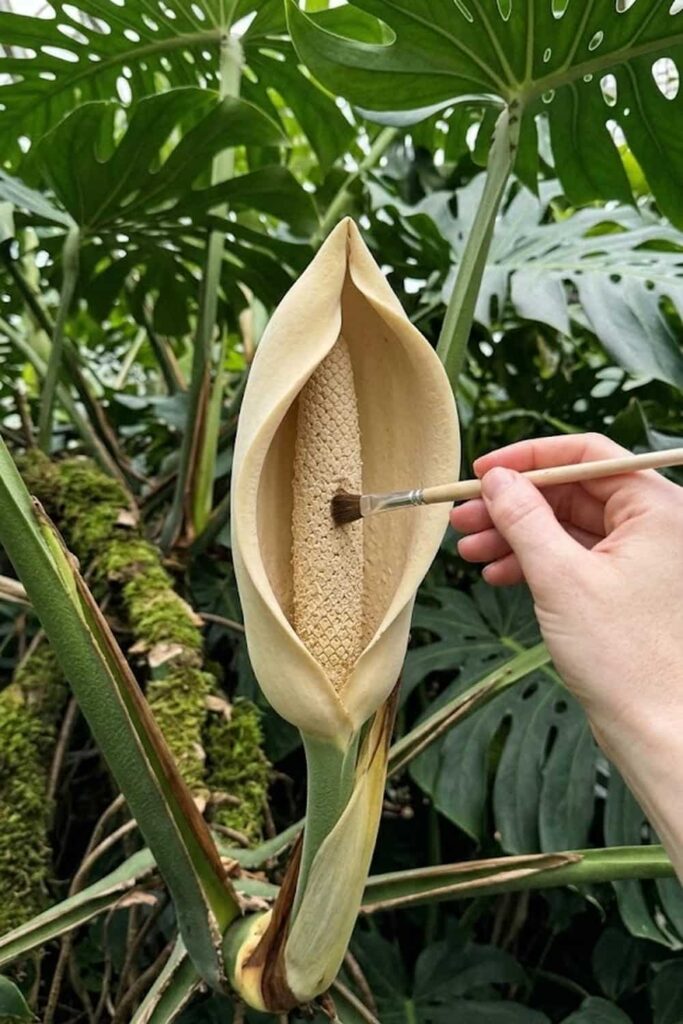 Pollination Mastery: How to Assist the Spadix