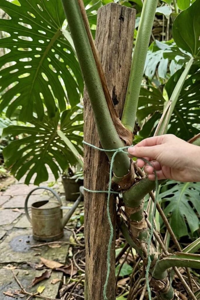 Repotting and Anchoring Your Fruit-Bearing Monstera