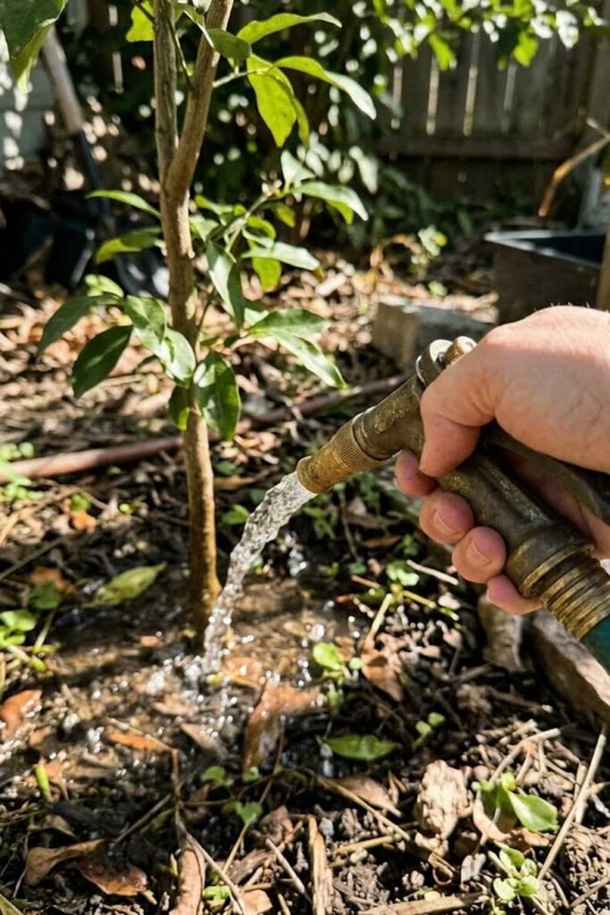 Watering Schedules for Young Saplings