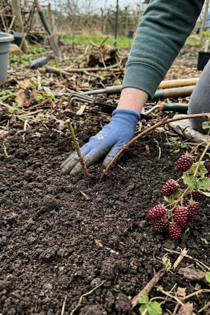 How to Plant Loganberry Canes Correctly