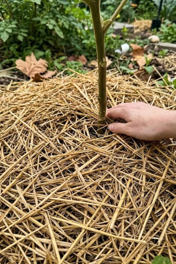 Create a Microclimate Using Organic Mulching
