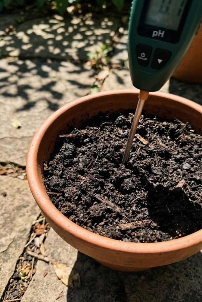 Test and Adjust Soil pH for Acidic Growth
