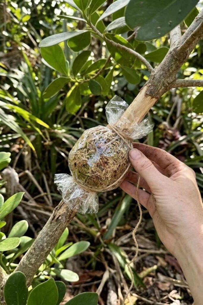 Utilize Marcotting for Faster Fruiting