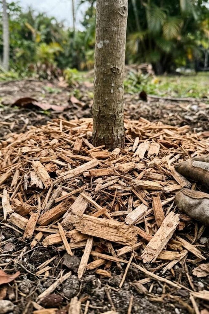 Mulching for Moisture Retention