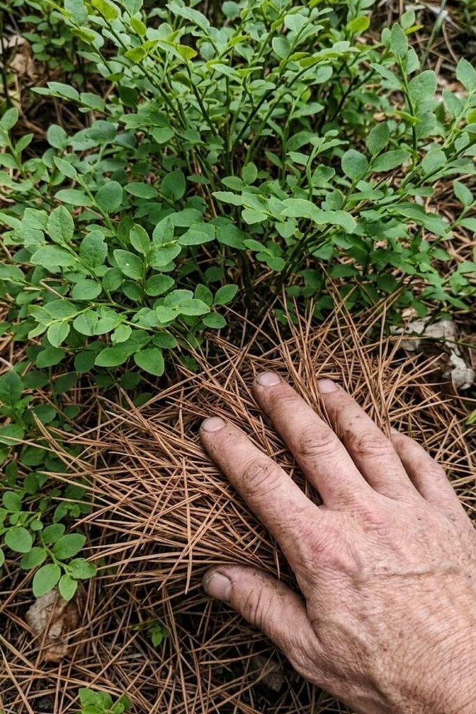 Mulching with Conifer Duff for Nutrient Control