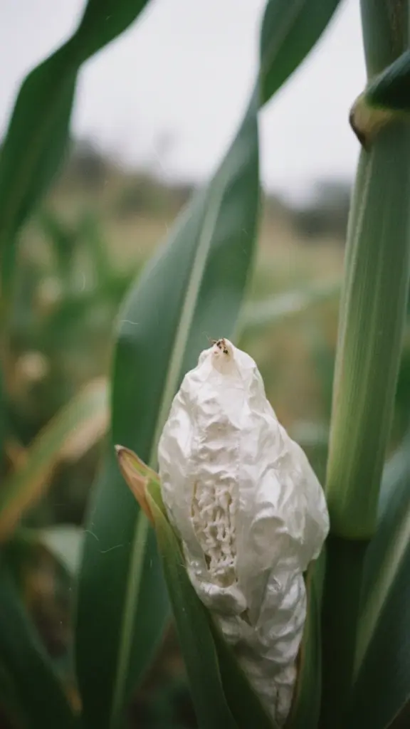 Young pale spongy gall still covered by an intact membrane