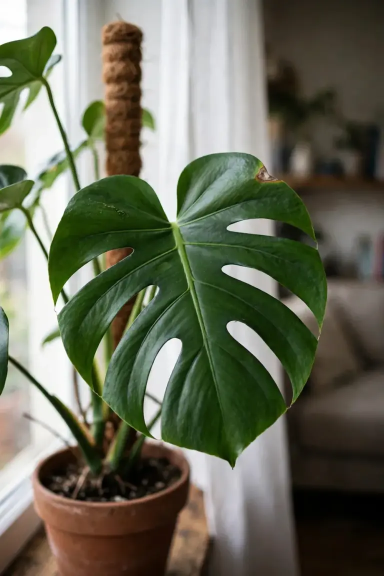 How to Grow Monstera Deliciosa Indoors: Fenestration, Moss Poles & Propagation