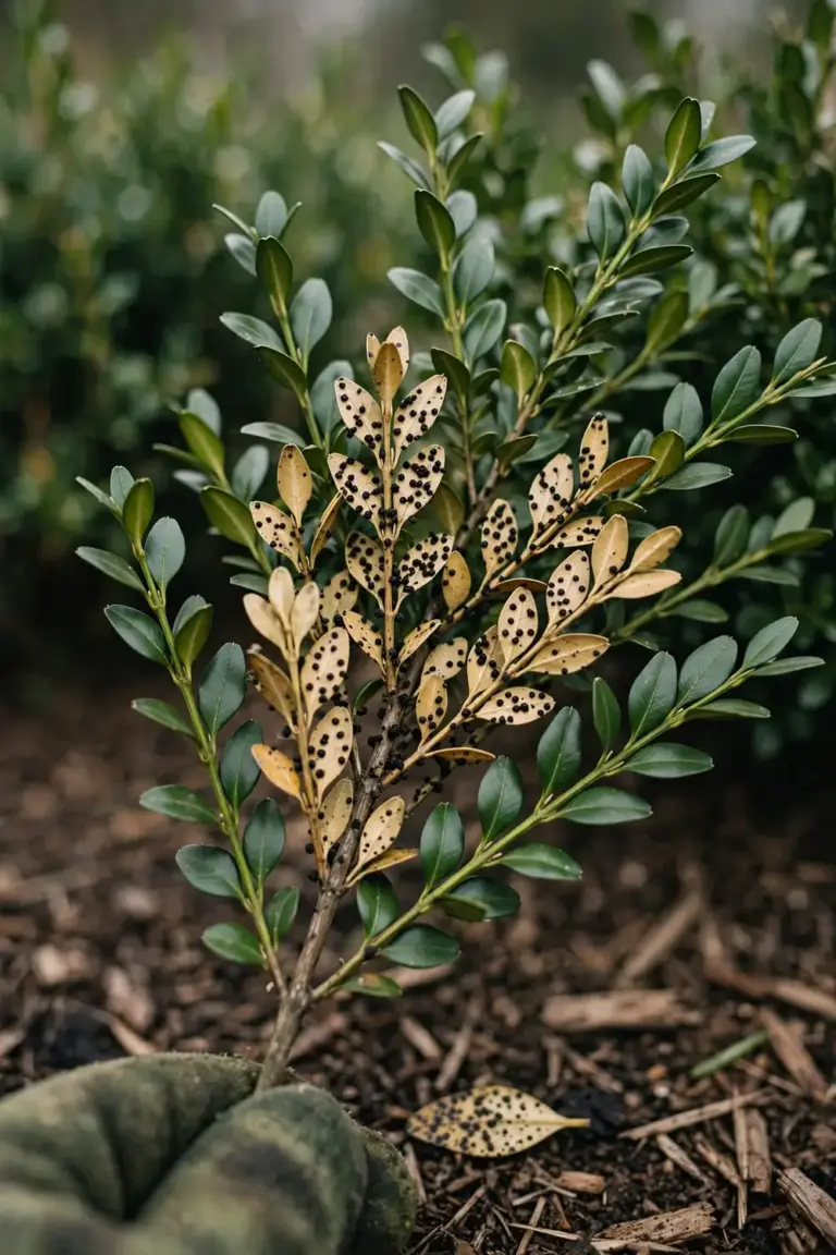 Macrophoma Leaf Spot on Boxwood: 7 Strategies to Tell It From Volutella Blight and Protect Your Boxwoods Macrophoma Leaf Spot on Boxwood: 7 Strategies to Tell It From Volutella Blight and Protect Your Boxwoods