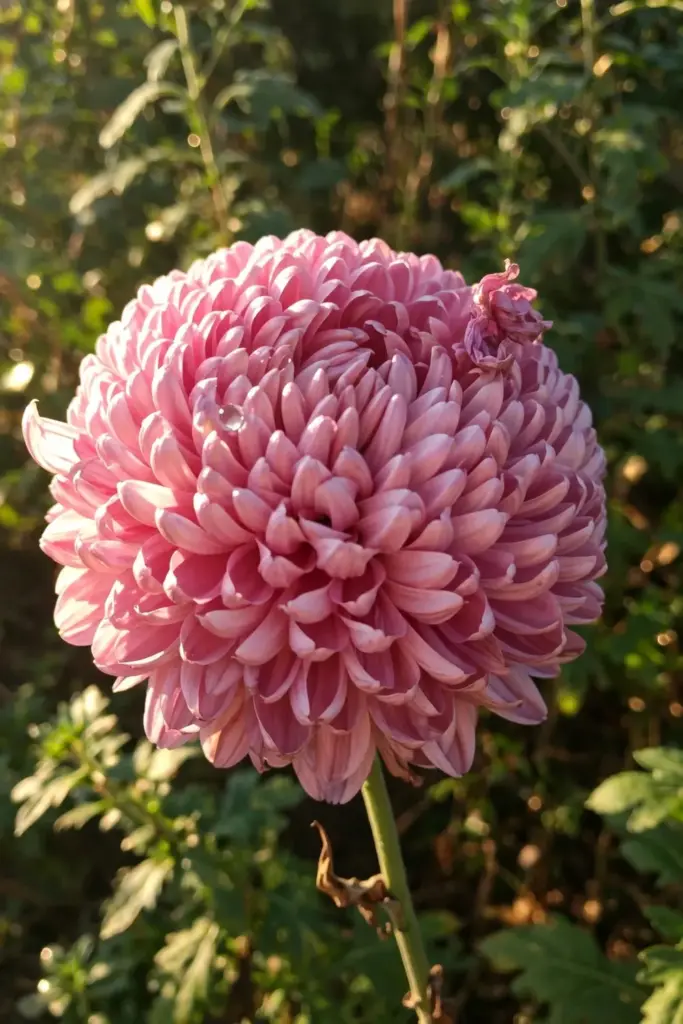 Tight globular regular incurve chrysanthemum