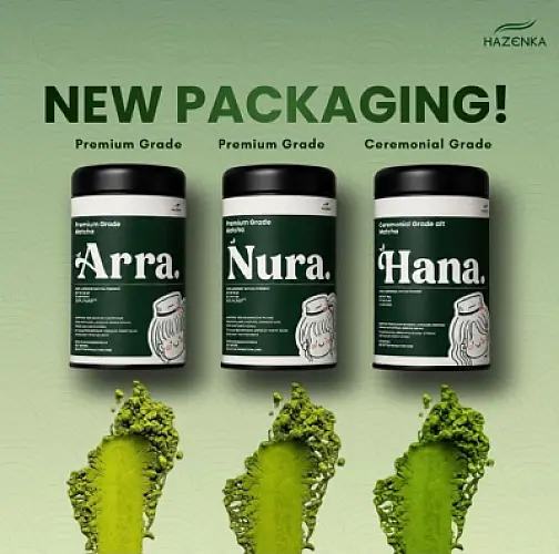 [SEMUA VARIAN MATCHA] Pure Premium and Ceremonial Matcha High Grade by HAZENKA Minuman Matcha Pure Powder