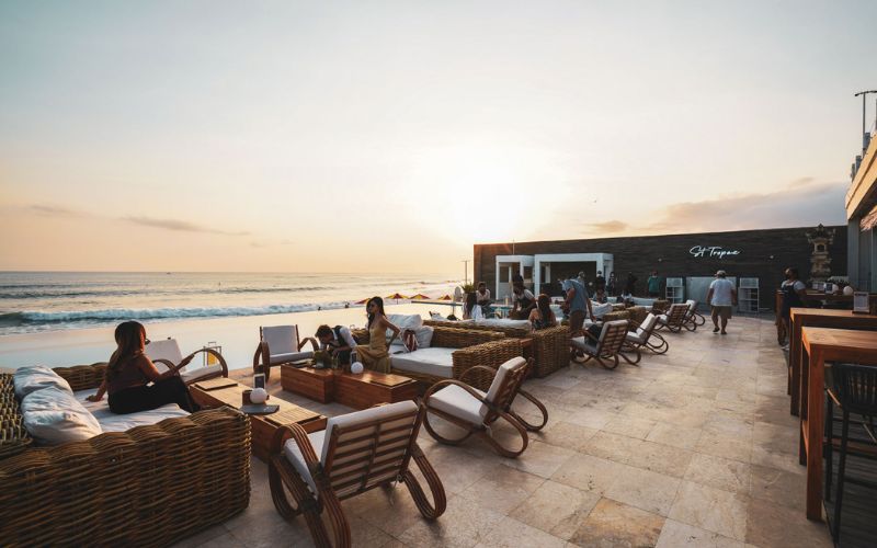 Beachfront Restaurant Bali