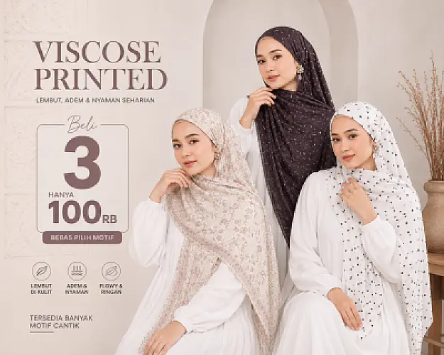 Promo Viscose 100K dapat 3 Ex-Brand
