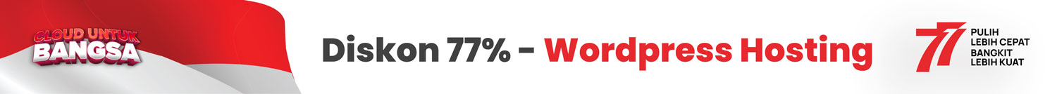 Promo Kemerdekaan - Diskon 77%