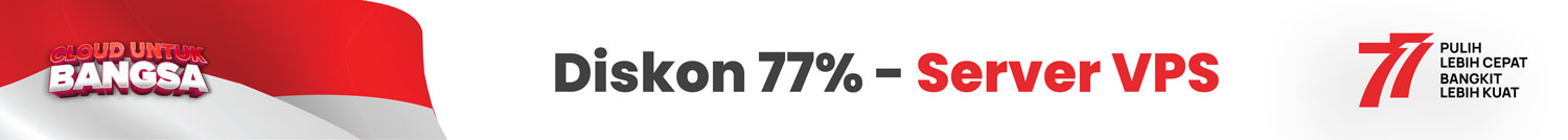 Promo Kemerdekaan - Diskon 77%